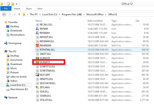 </noscript>✅ ¿Dónde encuentro scanpst.exe en Windows 10?