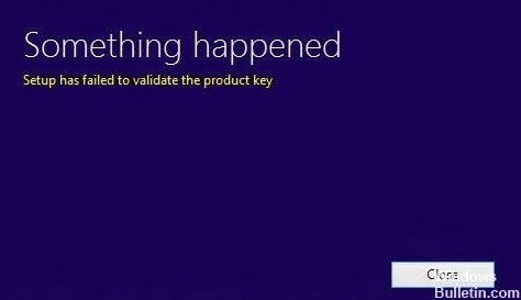 ✅ La configuración de reparación de Windows 10 no ha podido validar la clave del producto