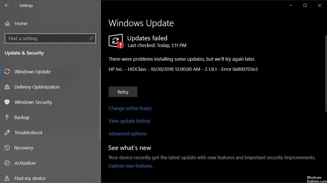 windows-update-error-0x800703e3-9232455