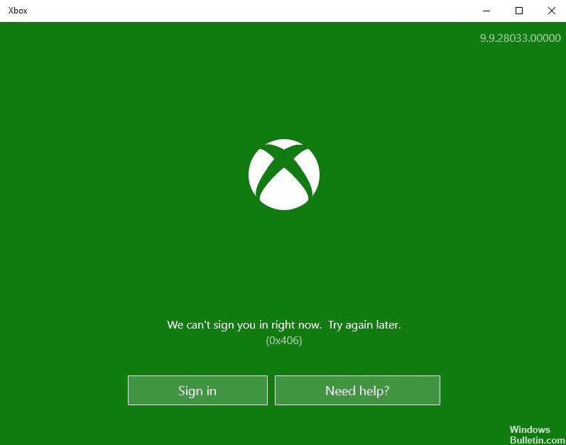 ✅ Reparar el error 0x406 de la aplicación Windows Xbox
