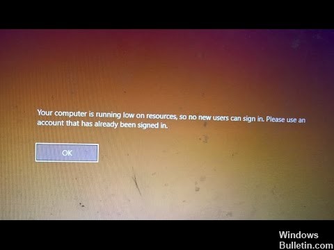 ✅ (Resuelto) Su computadora se está quedando sin recursos Solución de error