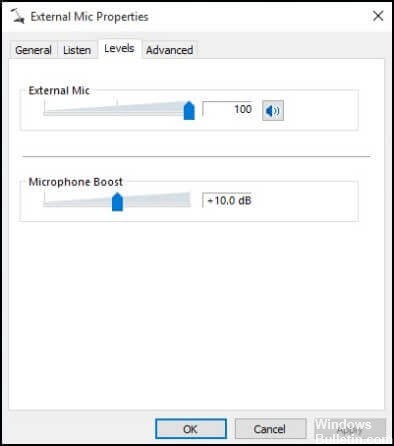 </noscript>✅ Arreglando la opción No Microphone Boost en Windows 10