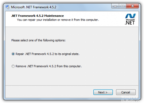 Парсер вернул ошибку 0xc00ce556 framework 4