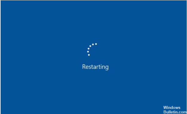 Windows 10 atascado al reiniciar