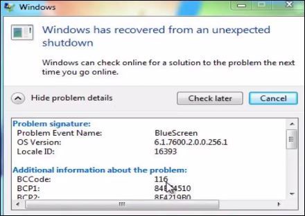 ✅ Solución: Windows se ha recuperado de un apagado inesperado