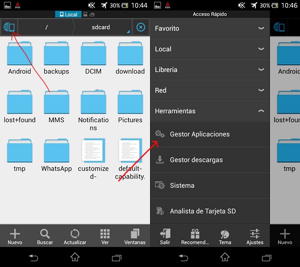 </noscript>Wo speichert Android die APK-Anwendungen, die ich installiert habe?