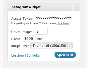 InstagramWidget.  Inserta tus fotos de Instagram en tu blog de WordPress